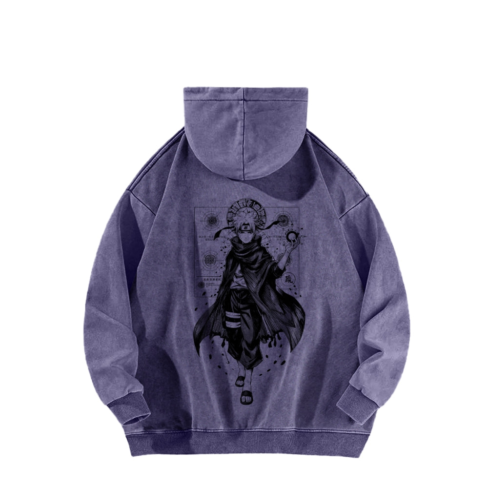 Naruto Casual Washed Hoodie 2509012969