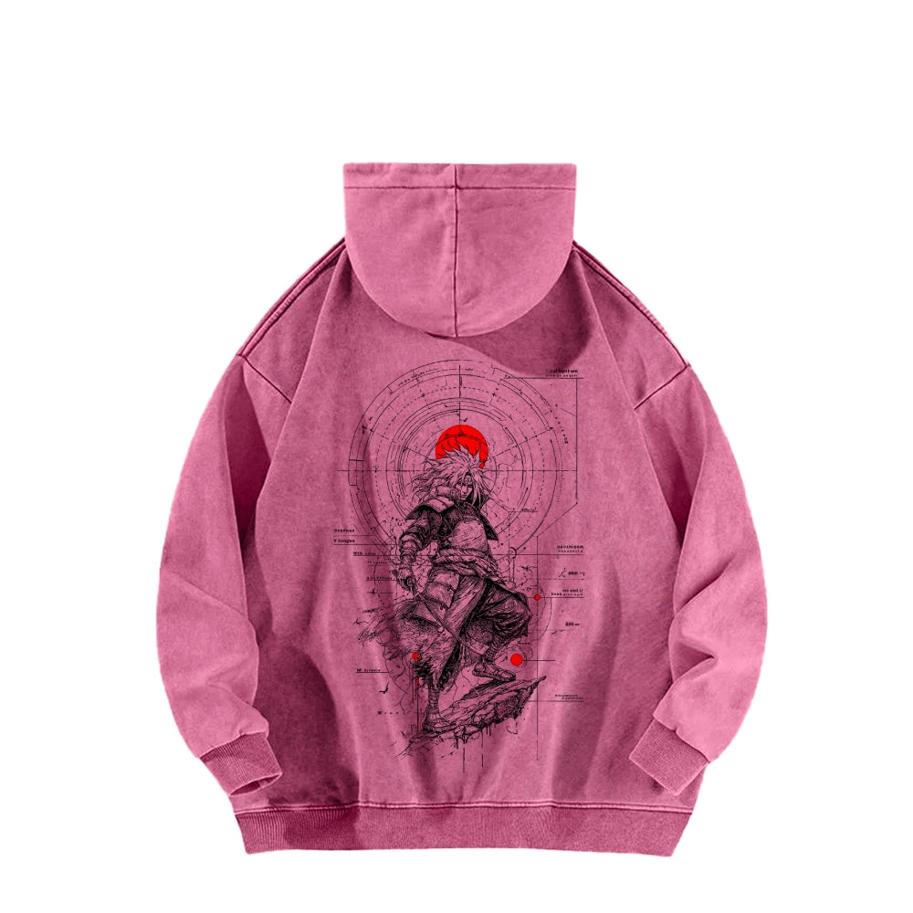 Naruto Casual Washed Hoodie 2509012970