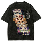 Demon Slayer Unisex Fit Washed T-Shirt 2509022796