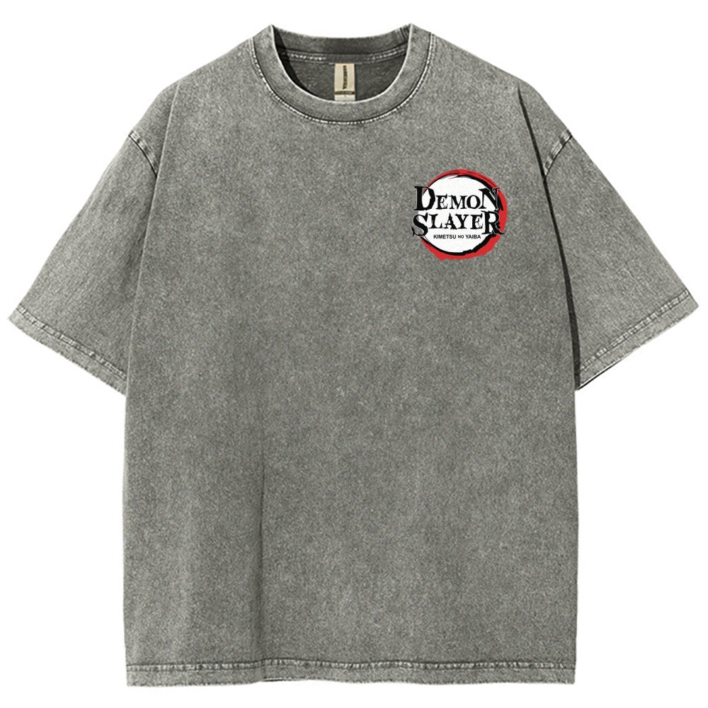Demon Slayer Unisex Fit Washed T-Shirt 2509022796