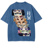 Demon Slayer Unisex Fit Washed T-Shirt 2509022796