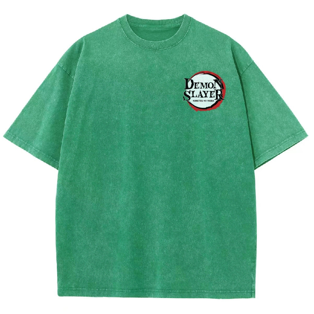 Demon Slayer Unisex Fit Washed T-Shirt 2509022796