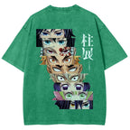 Demon Slayer Unisex Fit Washed T-Shirt 2509022796