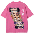 Demon Slayer Unisex Fit Washed T-Shirt 2509022796