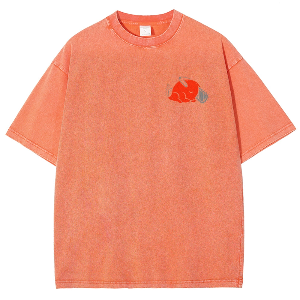 Chainsaw Man Unisex Fit Washed T-Shirt 2510001359