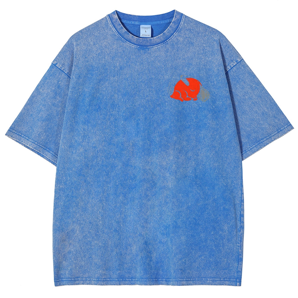 Chainsaw Man Unisex Fit Washed T-Shirt 2510001359