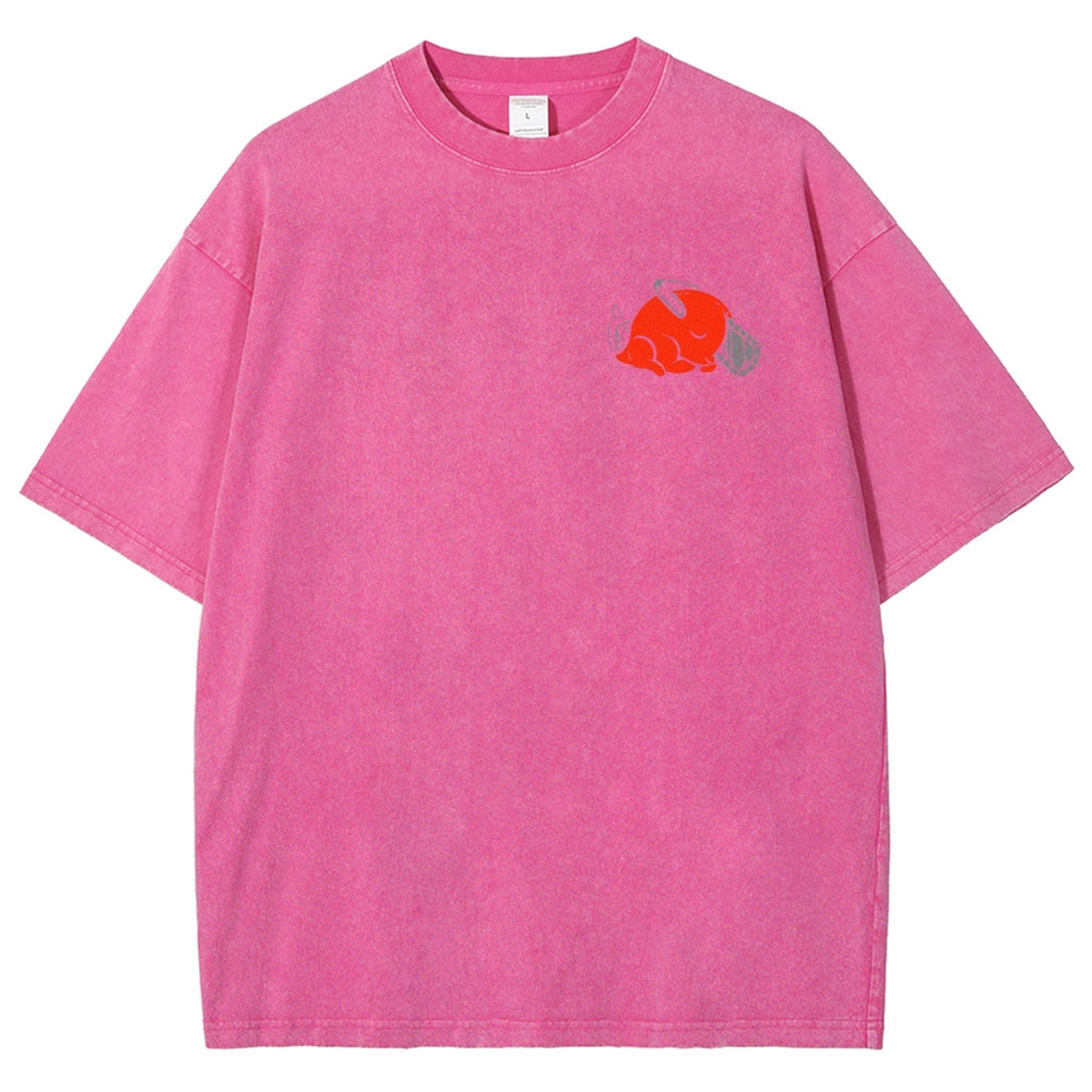 Chainsaw Man Unisex Fit Washed T-Shirt 2510001359