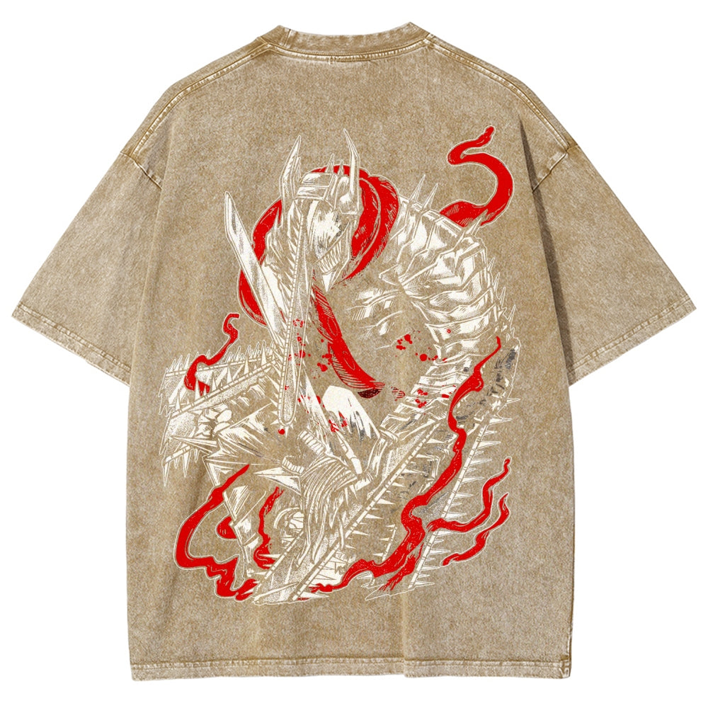 Chainsaw Man Unisex Fit Washed T-Shirt 2510001565