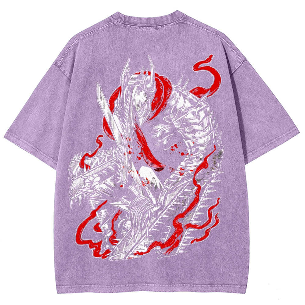 Chainsaw Man Unisex Fit Washed T-Shirt 2510001565