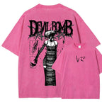 Chainsaw Man Reze Unisex Fit Washed T-Shirt 2510002002