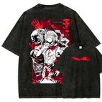 Chainsaw Man Reze Unisex Fit Washed T-Shirt 2510002009