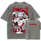 Chainsaw Man Reze Unisex Fit Washed T-Shirt 2510002009