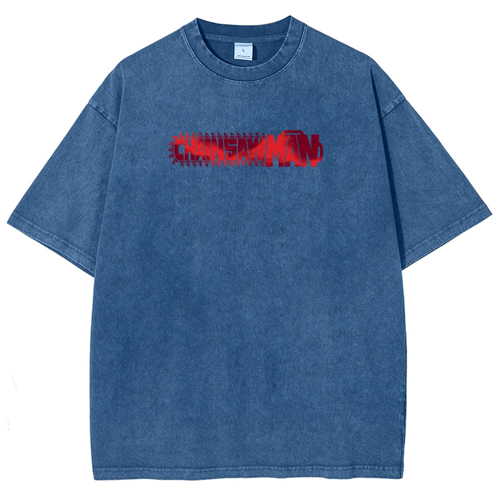 Chainsaw Man Reze Unisex Fit Washed T-Shirt 2510002009