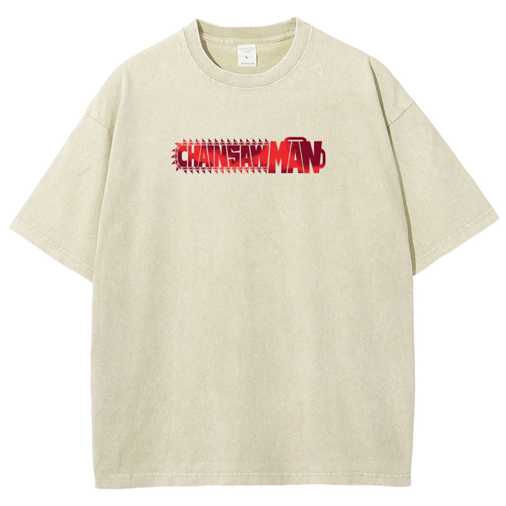 Chainsaw Man Reze Unisex Fit Washed T-Shirt 2510002009