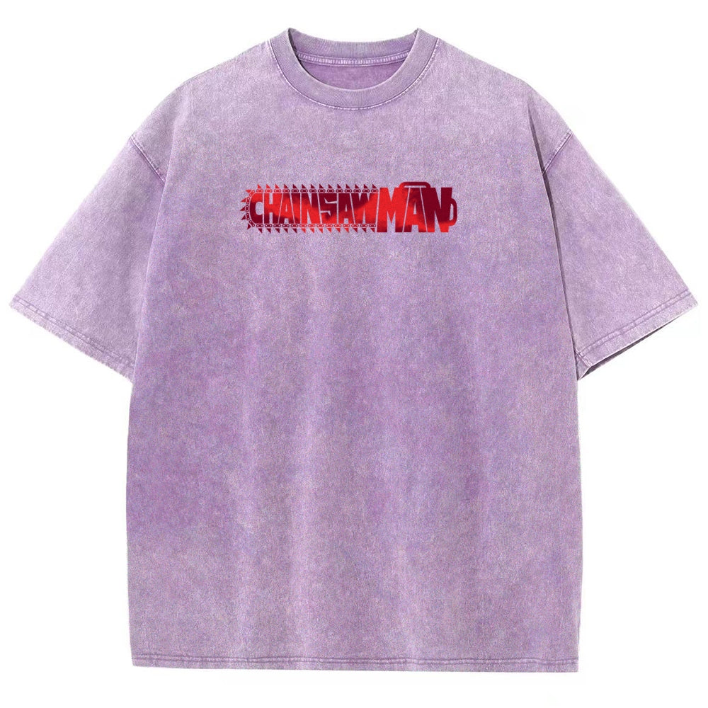 Chainsaw Man Reze Unisex Fit Washed T-Shirt 2510002009