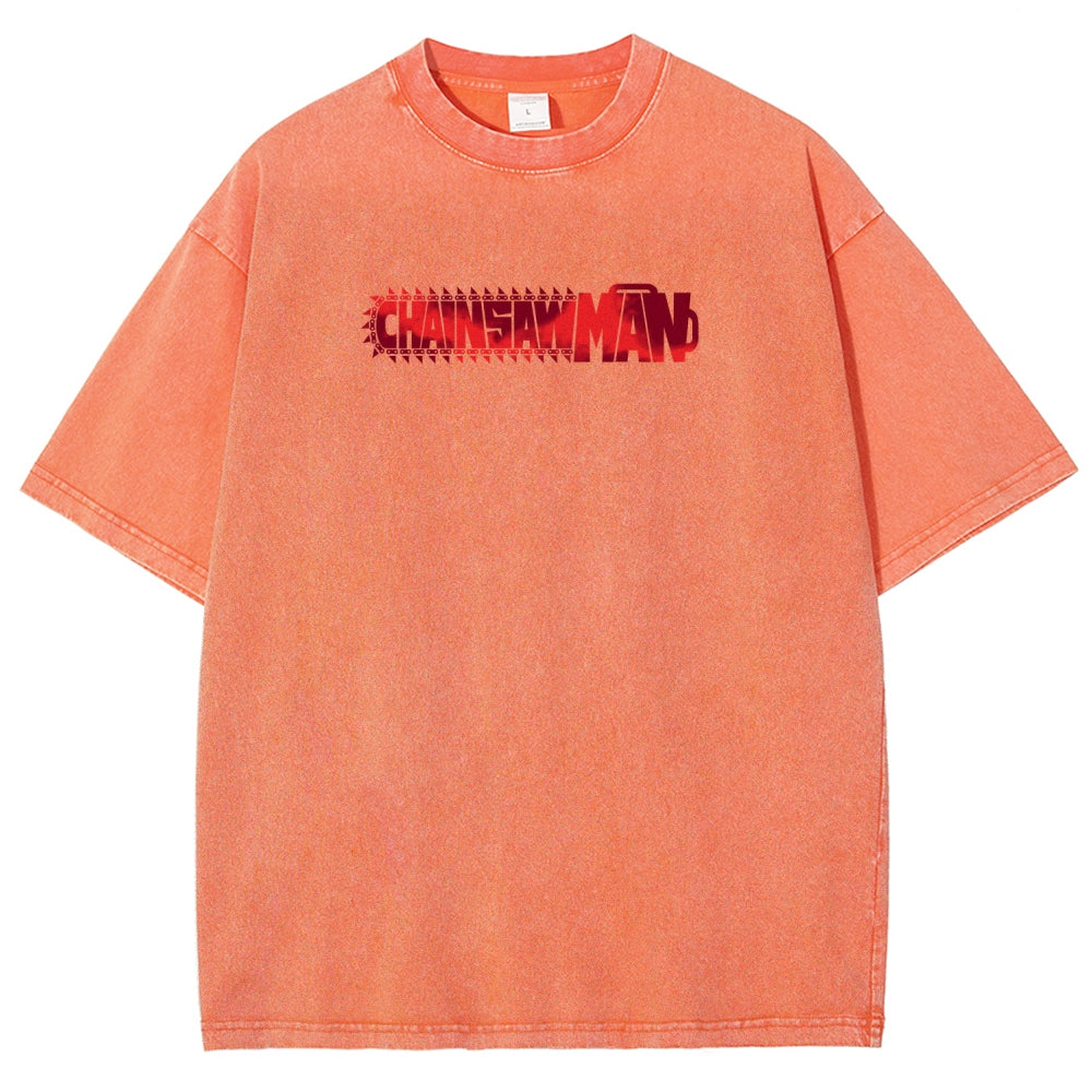 Chainsaw Man Reze Unisex Fit Washed T-Shirt 2510002009