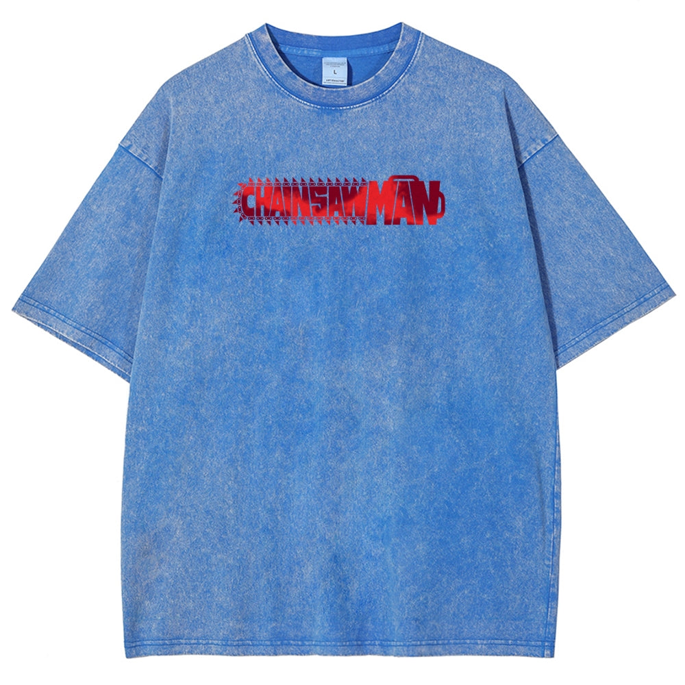 Chainsaw Man Reze Unisex Fit Washed T-Shirt 2510002009