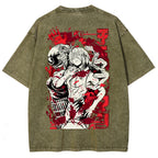 Chainsaw Man Reze Unisex Fit Washed T-Shirt 2510002009