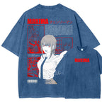 Chainsaw Man Unisex Fit Washed T-Shirt 2510002300