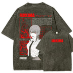 Chainsaw Man Unisex Fit Washed T-Shirt 2510002300