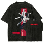 Chainsaw Man Unisex Fit Washed T-Shirt 2510002317