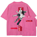 Chainsaw Man Unisex Fit Washed T-Shirt 2510002317