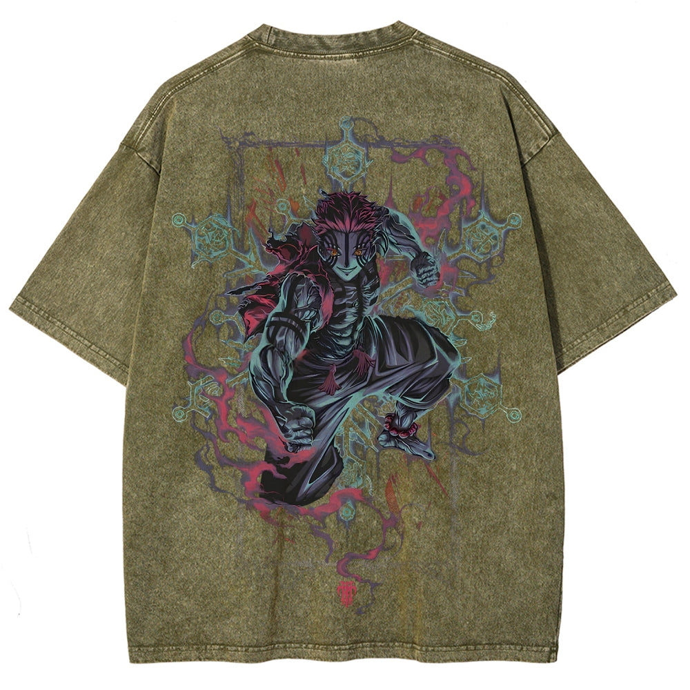 Demon Slayer Unisex Fit Washed T-Shirt 2510002511