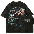 Demon Slayer Unisex Fit Washed T-Shirt 2510002532