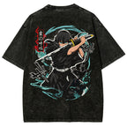 Demon Slayer Unisex Fit Washed T-Shirt 2510002532