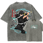 Demon Slayer Unisex Fit Washed T-Shirt 2510002532