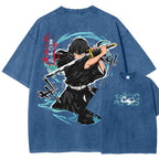 Demon Slayer Unisex Fit Washed T-Shirt 2510002532