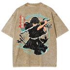Demon Slayer Unisex Fit Washed T-Shirt 2510002532