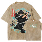 Demon Slayer Unisex Fit Washed T-Shirt 2510002532