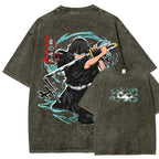 Demon Slayer Unisex Fit Washed T-Shirt 2510002532