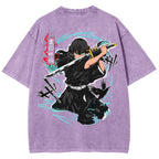 Demon Slayer Unisex Fit Washed T-Shirt 2510002532
