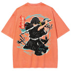 Demon Slayer Unisex Fit Washed T-Shirt 2510002532
