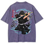 Demon Slayer Unisex Fit Washed T-Shirt 2510002532
