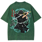Demon Slayer Unisex Fit Washed T-Shirt 2510002532