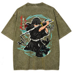Demon Slayer Unisex Fit Washed T-Shirt 2510002532