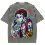 Demon Slayer Unisex Fit Washed T-Shirt 2510002535
