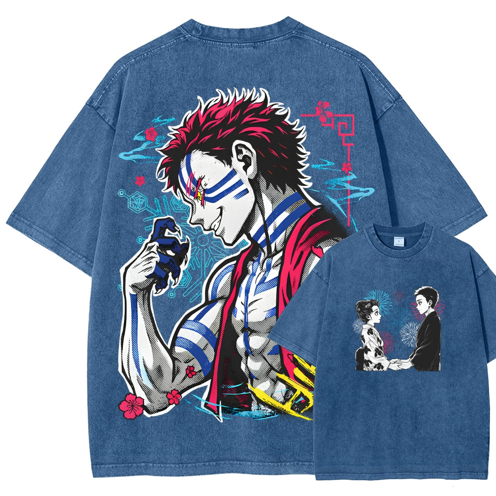 Demon Slayer Unisex Fit Washed T-Shirt 2510002535