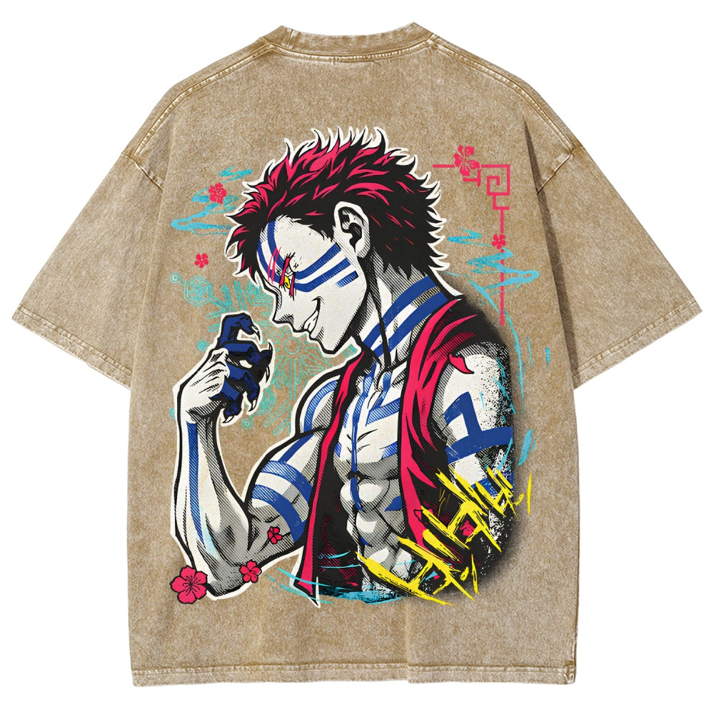 Demon Slayer Unisex Fit Washed T-Shirt 2510002535