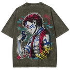 Demon Slayer Unisex Fit Washed T-Shirt 2510002535