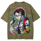 Demon Slayer Unisex Fit Washed T-Shirt 2510002535