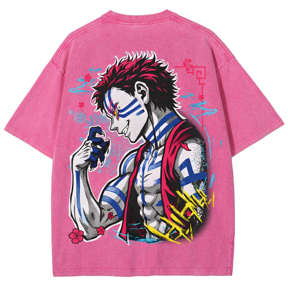 Demon Slayer Unisex Fit Washed T-Shirt 2510002535