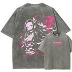 Demon Slayer Unisex Fit Washed T-Shirt 2510002539