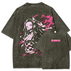 Demon Slayer Unisex Fit Washed T-Shirt 2510002539