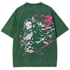 Demon Slayer Unisex Fit Washed T-Shirt 2510002539