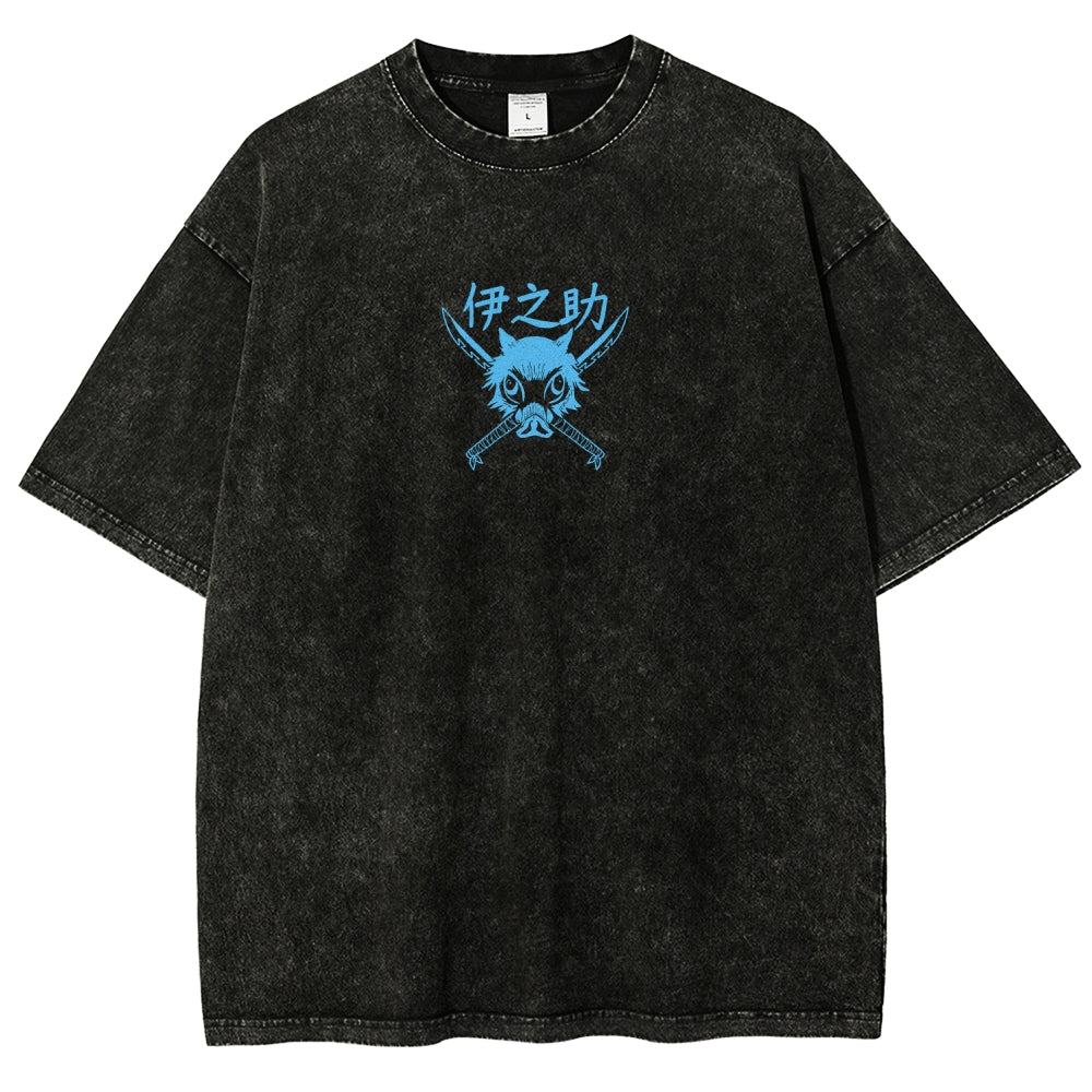 Demon Slayer Unisex Fit Washed T-Shirt 2510002542