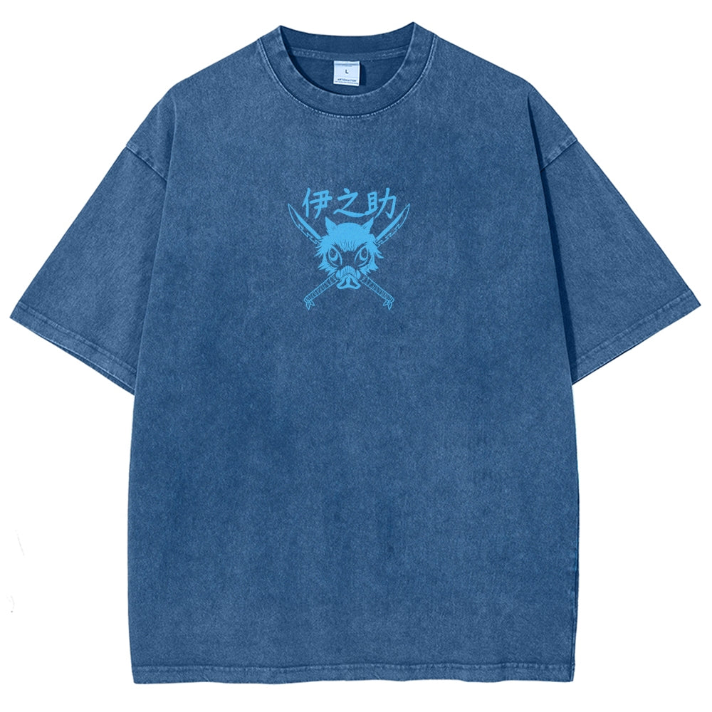 Demon Slayer Unisex Fit Washed T-Shirt 2510002542